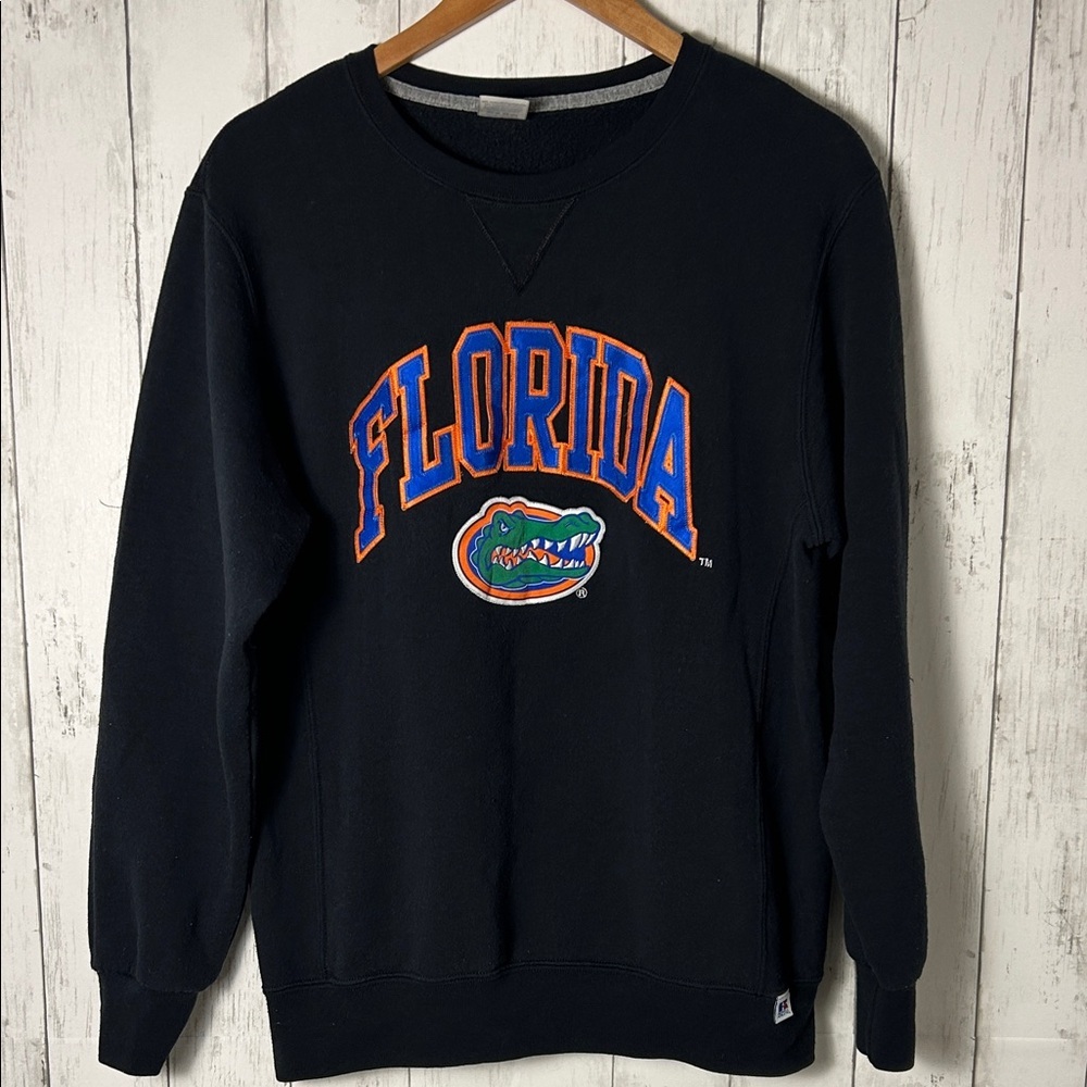 Russell Athletic Florida Gators Sweatshirt Men’s M Black Crewneck Pullover